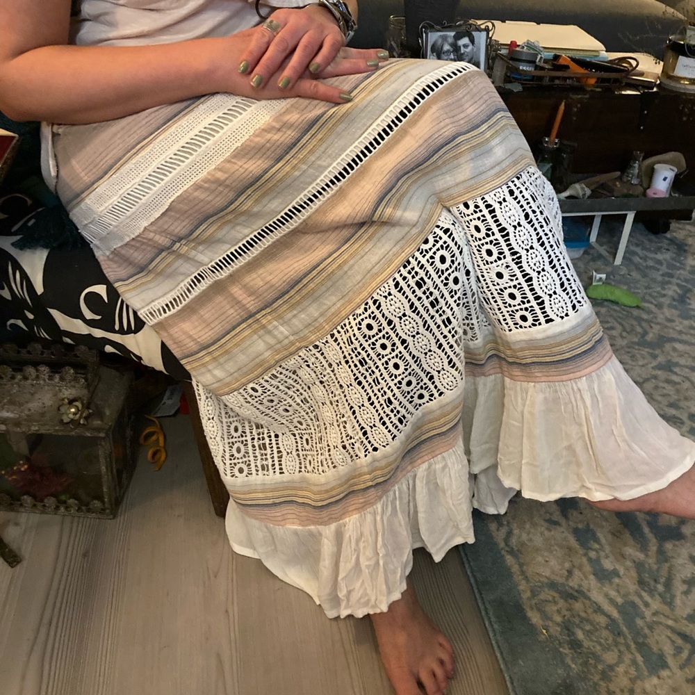 America & Beyond boho dress and skirt in one beautiful piece!